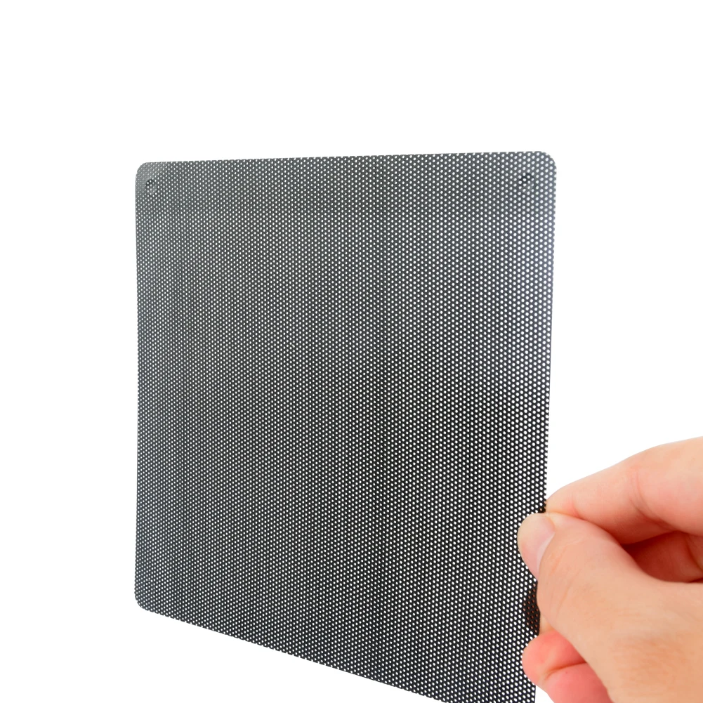 5pcs 8cm 9cm 12cm 14cm Black Square Fan Filter PC Computer Mesh Dustproof Case Cover 80 90 120 140mm Fan Dust Filter Cooler