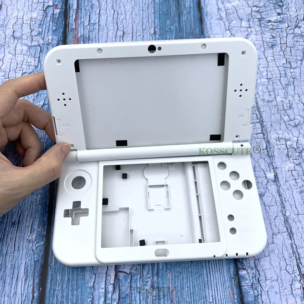 substituição completa para nintend nova ll game console capa para nova xl habitação caso escudo conjunto completo acessórios
