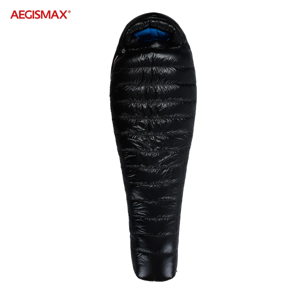 Спальный мешок AEGISMAX G для кемпинга на открытом воздухе 22 ℉ ~ 10 зимний 95% гусиный