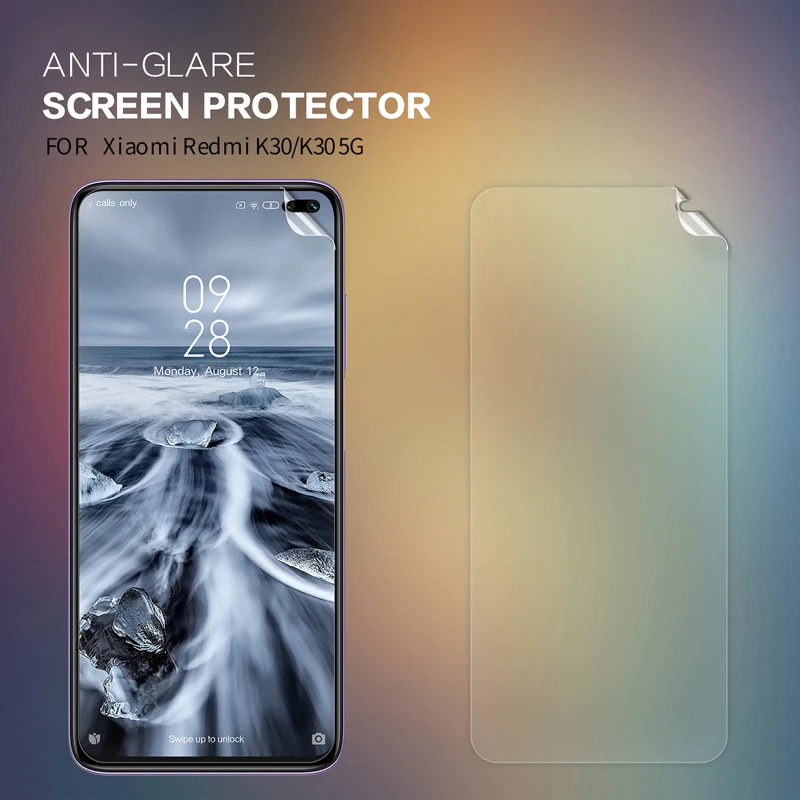 

Screen Protector For Xiaomi Redmi K30 NILLKIN Matte Anti-glare Protective Film For Xiaomi Redmi K30