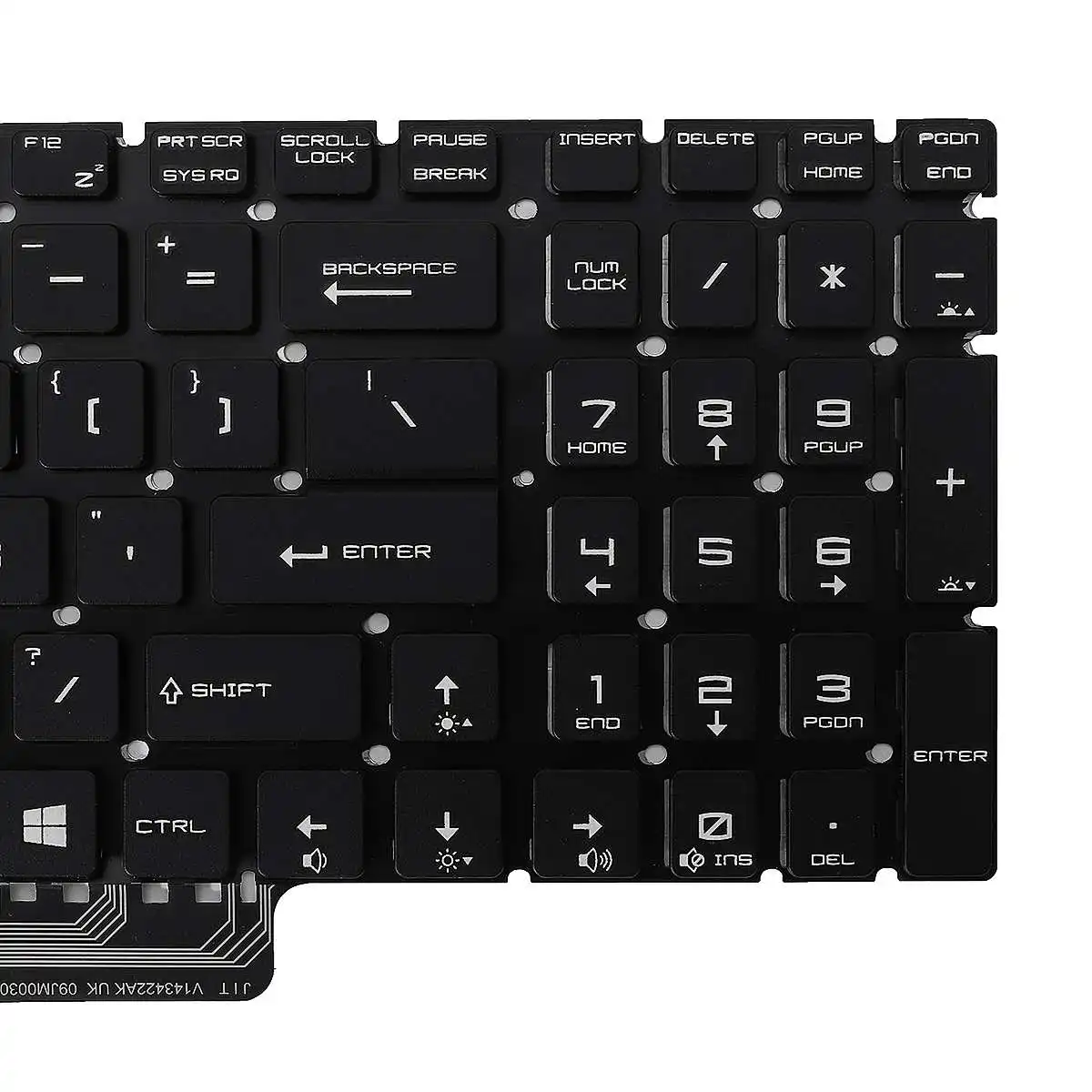 Новая клавиатура для ноутбука MSI Steelseries серии GL62 GL72, английская клавиатура без подсветки
