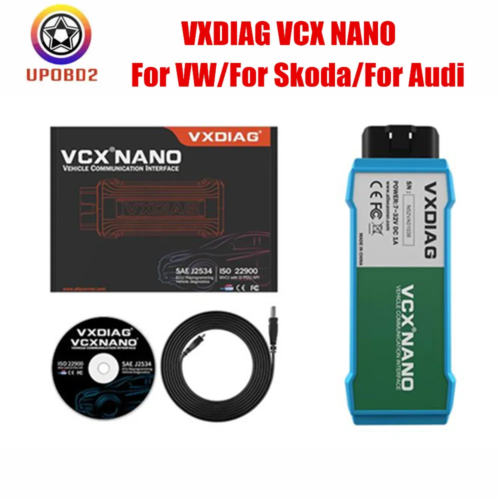 VXDIAG VCX NANO 6154 для ois 5.1.3/5.1.5 V W obd 2 OBDII WI FI Авто диагностический сканер подходит Skoda OCTAVIA
