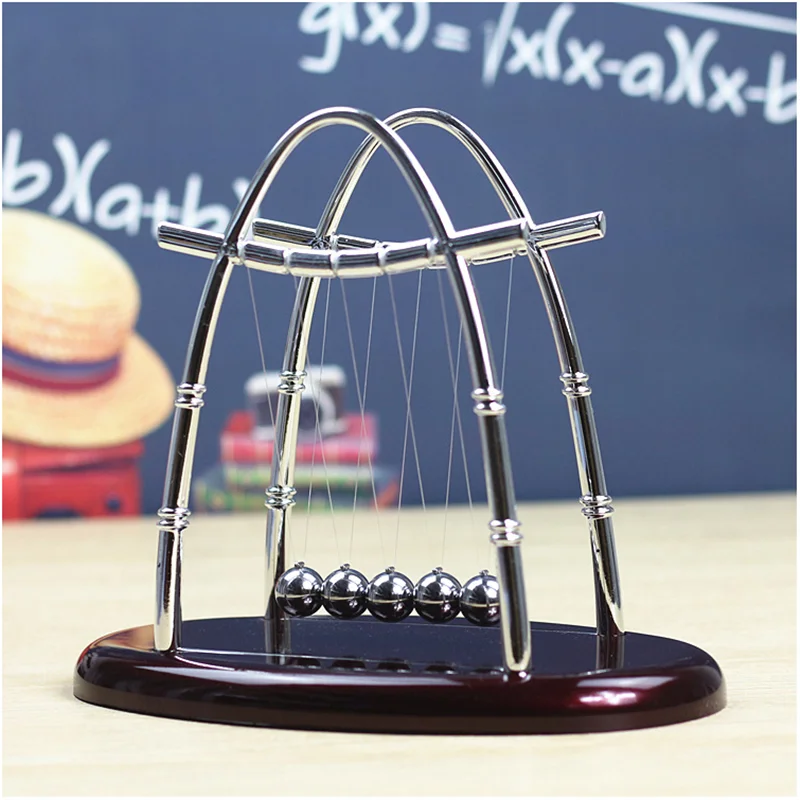 

Sail shape Newton's cradle Perpetual ball desk top Ornament Creative Decorations for Home Cute Toy Party Student birthday gifts
