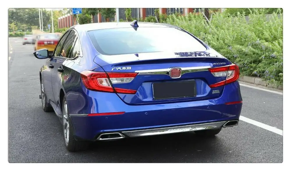 Rear Bumper+ Rear Door Trunk Gate Lid Cover Trim for Honda Accord