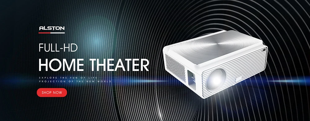 sony projector ALSTON M18 Full HD 1080P Projector 4K 5500 Lumens Cinema Proyector Beamer Android WiFi Bluetooth HDMI-compatible VGA AV USB best projector