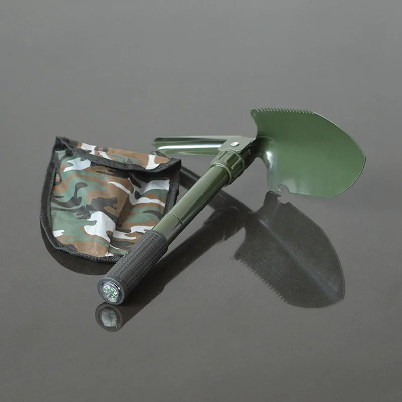 

Fishing Shovel Outdoor Equipment Wild Multi-functional Spatula Digging up Worms Small Foldable 50 Yuan Fishing Gear