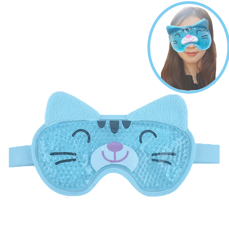 Gel Oogmasker, Kater Masker Warm Of Koud Premium Herbruikbare Masker, Te Verzachten Puffy Gezichten, hoofdpijn Oogmasker|Facial Care Tool| -