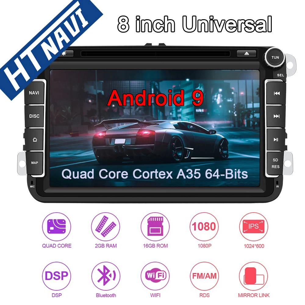 

Android 9 Car Multimedia Player Navigation Stereo DVD Car Radio 2 Din For Altea Alhambra Toledo Leon Skoda Yeti Schnelle Praktic