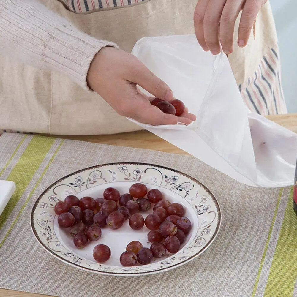 2 Pcs Nut Milk Bags Straining Reusable Food Grade Nylon Nut Bag Soy Milk Juice Yogurt Coffee Filter Bags Brew Brewing