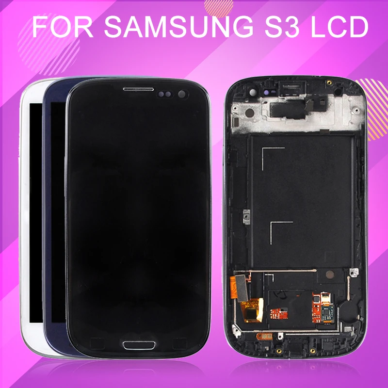 Catteny для Samsung Galaxy S3 Lcd экран I9300 сенсорный дигитайзер сборка I9305 I9301 I535 I747 дисплей с