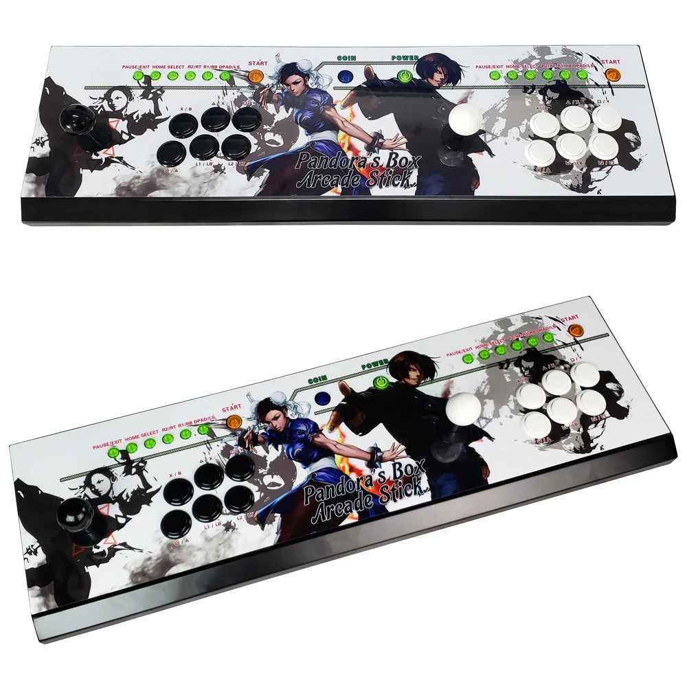 

Newest Family double joystick game con arcade stick console multi games 3000 in 1 HD VGA output for 2 players