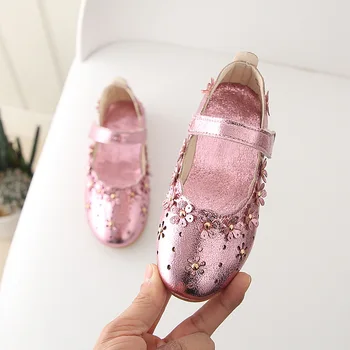 

Girls Sandals Kids Leather Shoes Children Glitter Leisure Sneakers Hot Girls Princess Dance Shoes Girls Leather Sandals 21-36