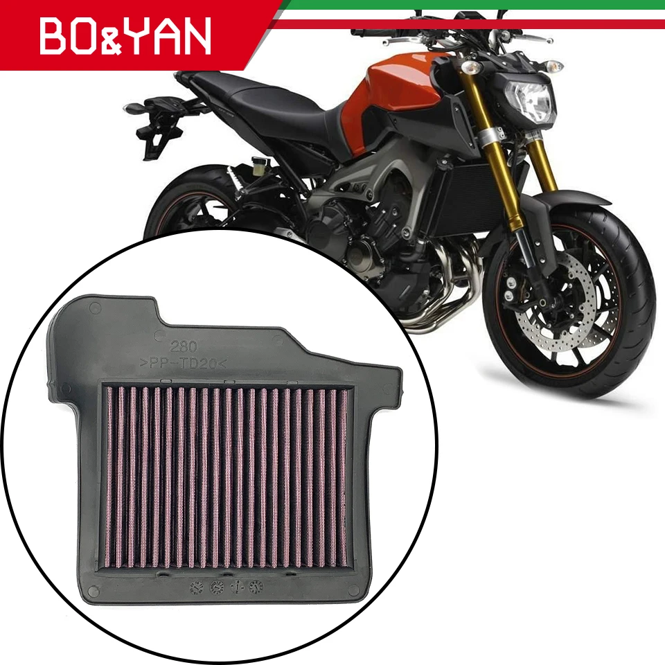 Воздухоочиститель для мотоцикла Yamaha MT 09 MT09 FZ09 FJ09 XSR900 фильтр впускного фильтра