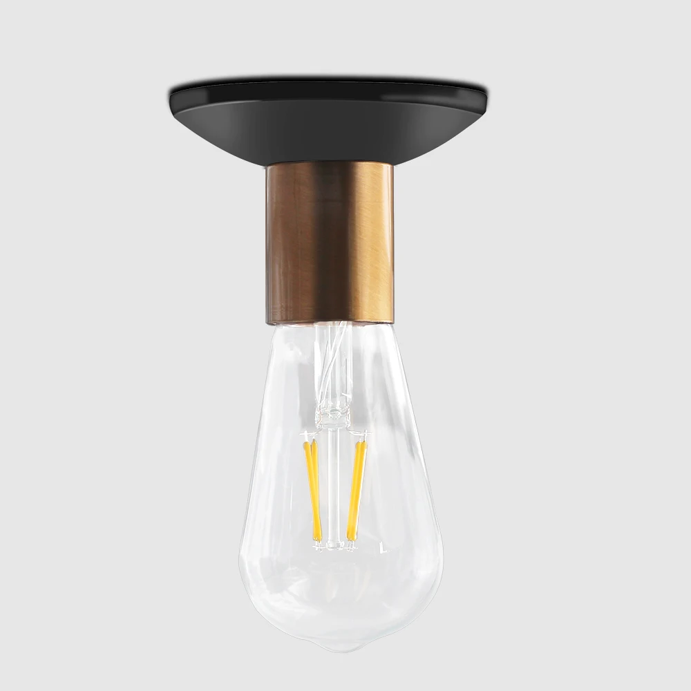 

Artpad Industrical Style Loft Ceiling Light with 5W Edison Bulb Metal Ceiling Light Holder Corridor Entrance Aisle Lamp Lighting