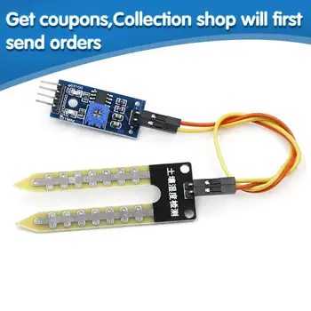 

Smart Electronics Soil Moisture Hygrometer Detection Humidity Sensor Module For arduino Development Board DIY Robot Smart Car