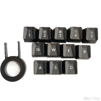 

12Pcs Bump Keyboard Keycaps for logitech G413 G613 G910 G810 G310 Backlit Keycap Ju16 20 Dropship