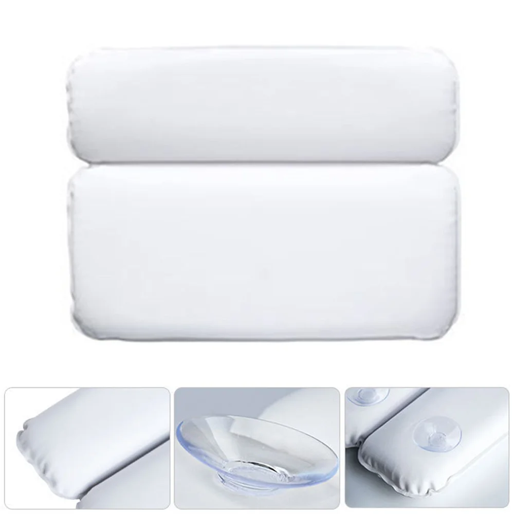 Spa Bath Pillow Powerful Suction Cups Soft Headrest Bathtub Pillow for Shoulder Neck Support Pillow Home Hotel Tool