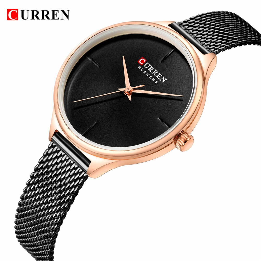 

Beautiful Women Watch Quartz Slim Fashion Simple Leather Ladies Wrist Watch Reloj Mujer CURREN Female Clock Gifts For Women