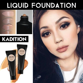 

KADITION Whitening Color Makeup Waterproof Concealer Facial Foundation Cream Moisturizer for The Face Liquid Makeup Foundation