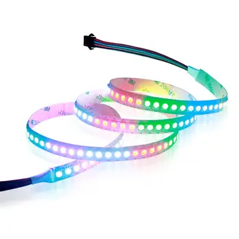 

WS2815 12V WS2812B RGB Addressable LED Strip Light WS2813 12V LED Pixel Tape Light Programmable LED Flexible Strip 3.3ft/1m 144