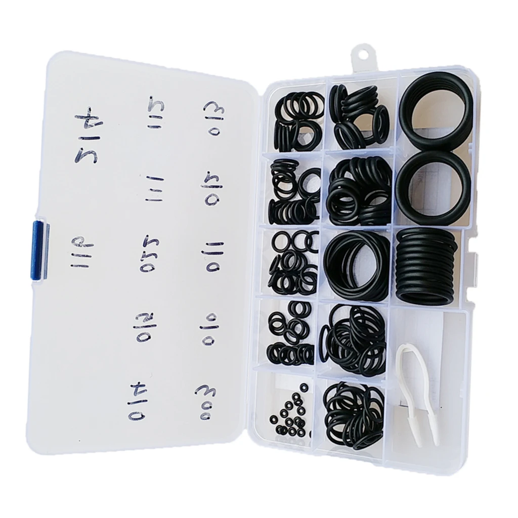 Lot 170 Rubber O Ring Kit & Case For Scuba Diving Tank DIN Valve Hose Gauges