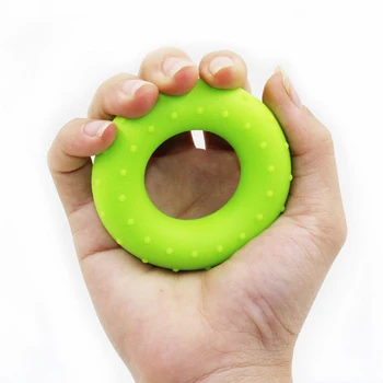 

Portable Gadgets Home Gym Finger Training Exercise Hand Gripper Ring Strengthener Silicone Ergonomic Design Sports Donut Shape