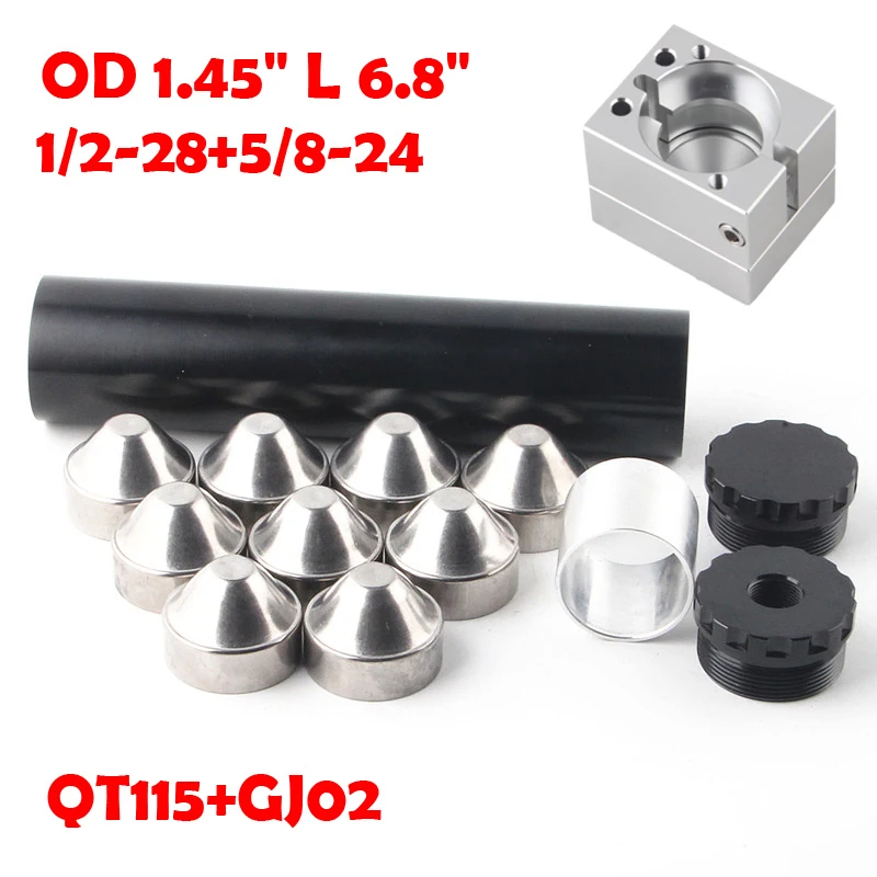 1.45x6.8''L 1/2-28 + 5/8-24 растворитель ловушка топливный фильтр 1/2-28. 578x28 9/16x24