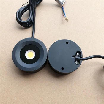 

Dimmable COB LED puck light 5W 7W ultra thin round LED under cabinet light kitchen lamp Surface mounted LED Downlight AC110-240V