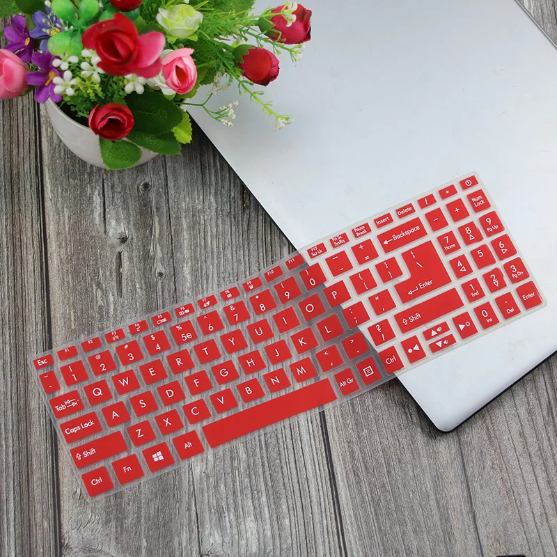red Клавиатура ноутбука кожного покрова для acer Aspire 3 A315-55G A315-55 A315 55 55 г/Aspire 5 A515-55G A515-55 A515 55G 15,6 дюймов - Цвет: red