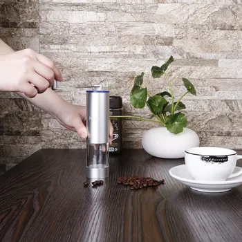 

Manual Coffee Grinder Conical Burr Mill for Precision Brewing Adjustable Grind Selector Low Noise Aluminum Alloy Portable