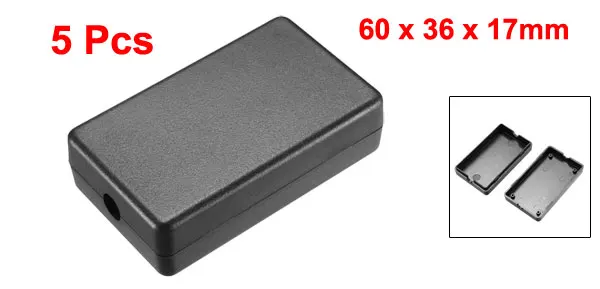 60x36x17 5pcs Uxcell 2x67 мм электронный ABS пластик DIY Распределительная коробка корпус проект чехол серый 60x36x17 5 шт - Цвет: 60x36x17 5pcs