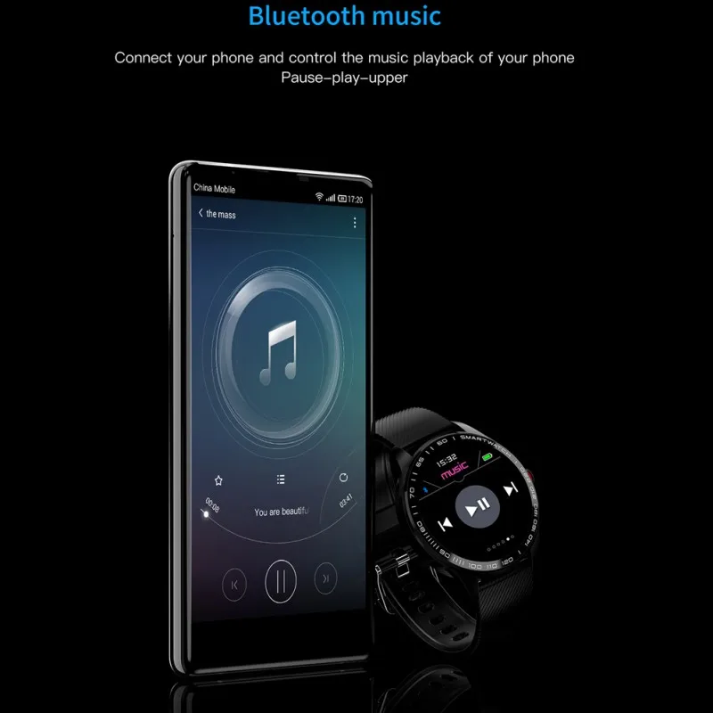 Смарт-часы с Bluetooth, мониторинг сердечного ритма, артериального давления, спортивный трекер, смарт-устройство