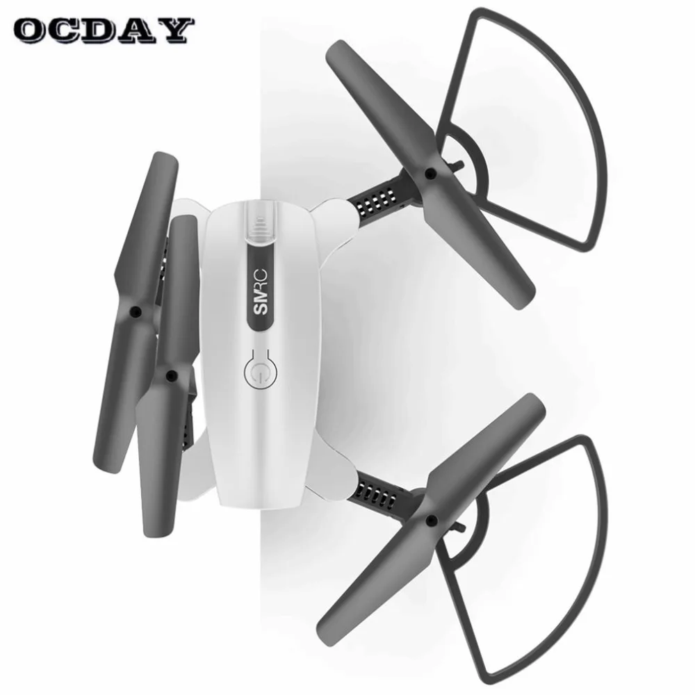 SMRC S6 RC складной мини Безголовый режим Дрон Квадрокоптер самолет с 720P WiFi HD камера светодиодный свет высота удержания ti
