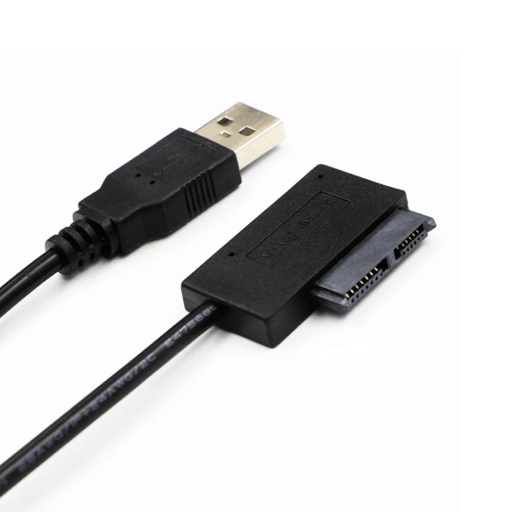 Тетрадь оптический привод линия USB 2 0 на SATA 6 + 7 13Pin адаптер кабель 7P USB2.0 Easy Drive Линия