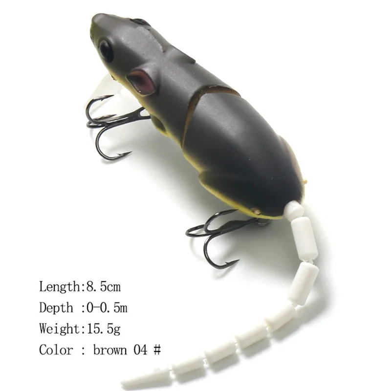 Приманка Luya mouse bionic knot long shot кальмар сквата рот черная рыба приманка крыса приманка мульти-шарнир хвост tants Танты A1