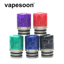 50 шт. 510 капельный наконечник Длинная форма из нержавеющей стали эпоксидной смолы соты термостойкость мундштук для V8 Детские аксессуары Vape