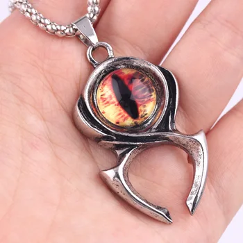 

Diablo 3 Necklace Horadric Watchmen Guardian Horadric Amulet Pendant Necklace Chain Necklace Goth Gothic Eye Necklace