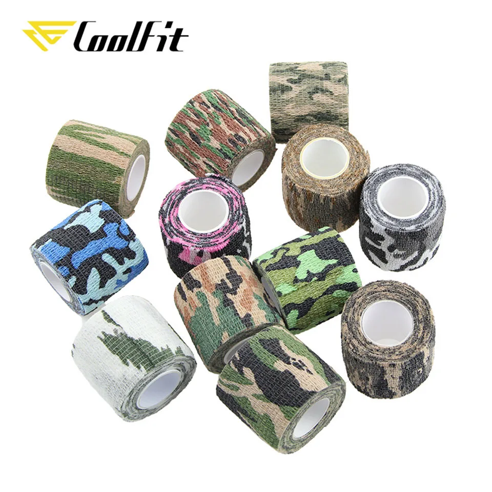 Самоклеящаяся эластичная лента CoolFit 5 см * 450 нетканый материал защитное
