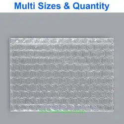 Прозрачные Пузырьковые пакеты пластиковые упаковочные конверты мусорные мешки (ширина 2,5 "-4") x (длина 3 "-7,5") эквалайзер. (65-105 мм) x (75-190 мм)