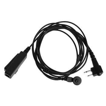 

2-Way Acoustic Tube Earpiece Headset PTT Mic For Motorola Radio Walkie Talkie X6HA