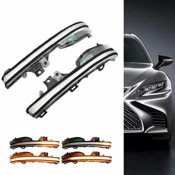 

LED Dynamic Turn Signal Light Car Side Wing Mirror Indicator Blinker For Lexus ES XZ10 UX ZA10 RC F LC Z100 LS XF50 2019 2020