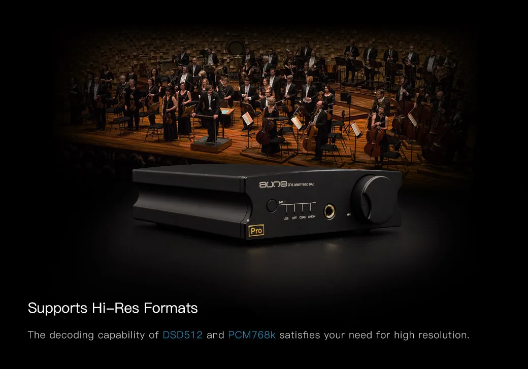 Aune X1S PRO 2020 усилитель для наушников ES9038Q2M декодирование чипа 32 бит/768K DSD512
