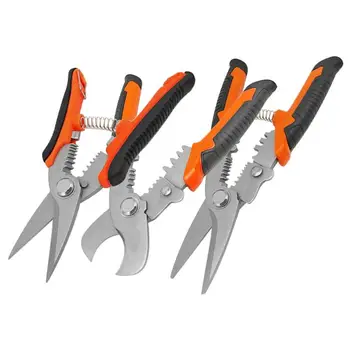 

Multi-functional Electrician Pliers Stainless Steel Crimping Pliers Wires Stripper Cable Cutter DIY Household Hand Tools