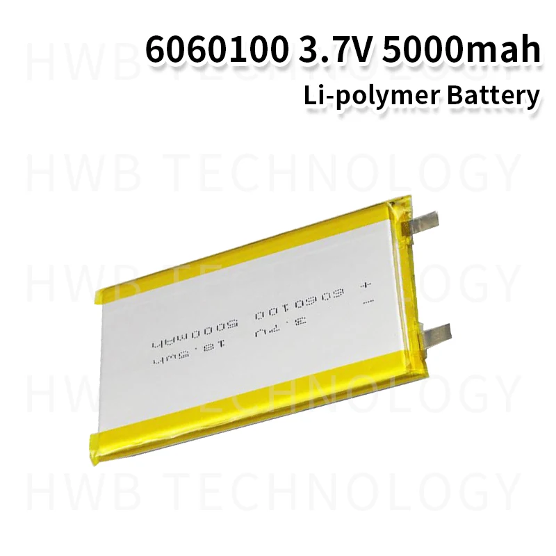 6060100 3,7 V 5000mAh литий-полимерные аккумуляторы литий-полимерные батареи для цифровых продуктов
