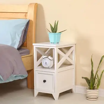 

Children's mini bedside table modern solid wood small simple storage cabinet ultra narrow bedside small cabinet width