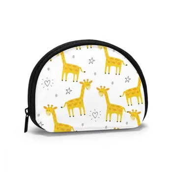 

Cute Giraffe Classic Style Wallet Genuine Wallets Short Purse Card Holder Wallet Woman Fashion High Quality