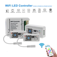 Светодиодный интеллектуальный контроллер Wi-Fi RGB/RGBW RGBCCT DC12-24V смартфон Fo RGB/RGBW RGBCCT светодиодный полосы