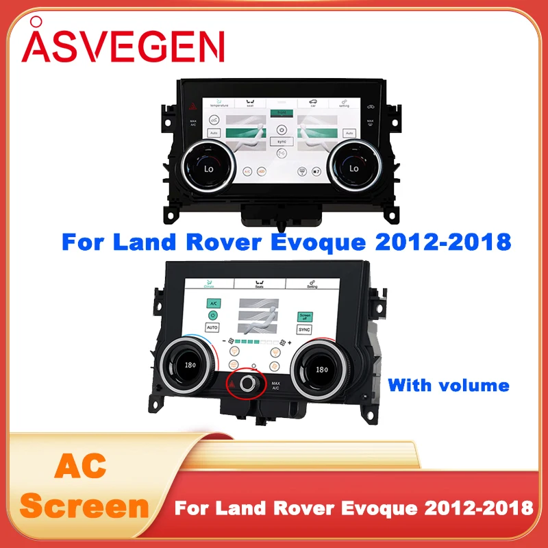 

7" Car Air Conditioning Panel For Land Rover Evoque 2012-2018 IPS Wide-Angle Hard Screen CD AC