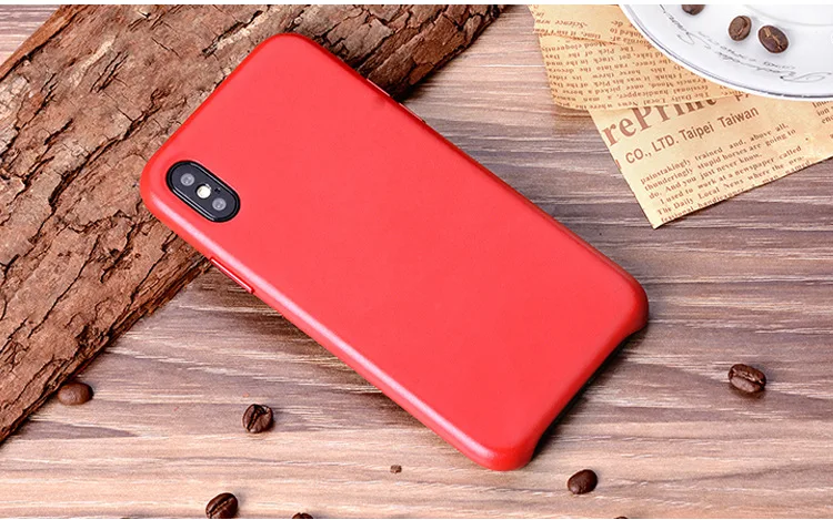 Чехол из натуральной кожи для iPhone 7, 8 Plus, X, XR, XS, Max, Воловья коровья кожа, чехол для телефона, металлическая кнопка, Прямая поставка, на заказ