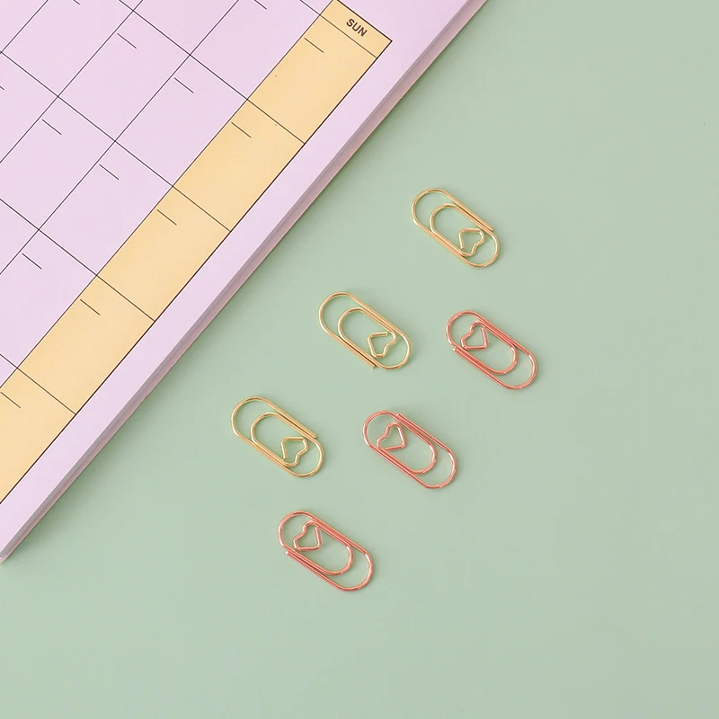 Paper Clips 4Color Notebook Memo Pad Filing Bookmark Binder Accessories Student Office Binding Supplies Stationary
